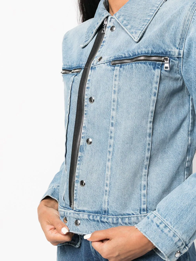 Rta Ivana Denim Jacket In Blue