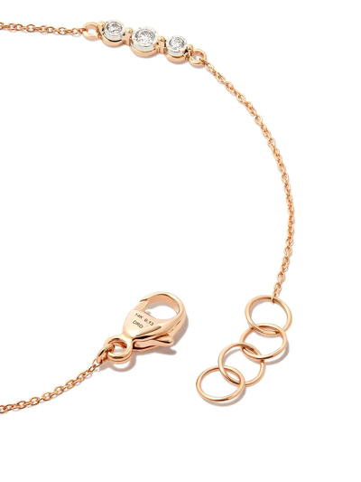 Shop Dana Rebecca Designs 14kt Rose Gold Ava Bea Trio Station Diamond Bracelet In Pink