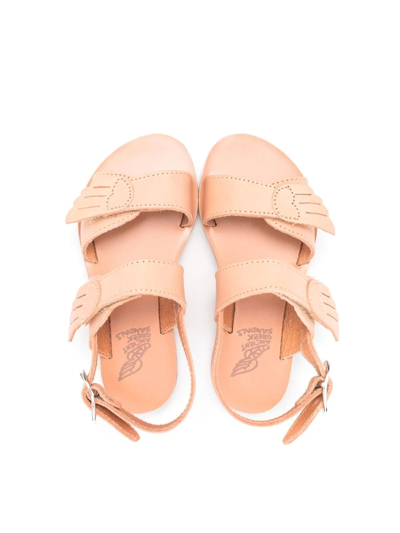 Shop Ancient Greek Sandals Iliada Open-toe Sandals In Neutrals