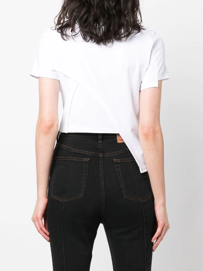 Heliot Emil Logo-print Panelled T-shirt In White