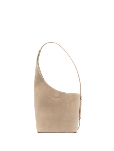 Aesther Ekme - Demi Lune Suede Bag - Tabacco