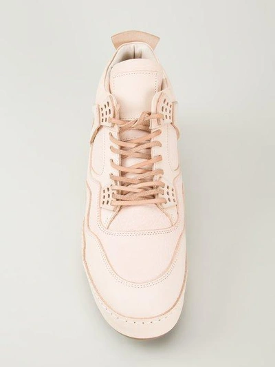 Shop Hender Scheme Panelled Lace-up Sneakers