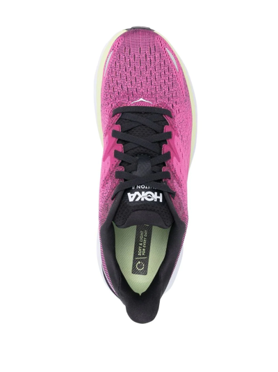 Shop Hoka One One Logo Low-top Sneakers In Pink