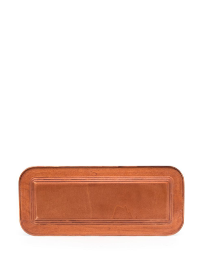Fornasetti Striped Graphic Print Tray In White