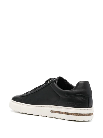 Shop Birkenstock Low-top Leather Sneakers In Black