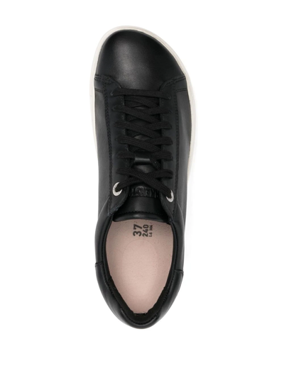 Shop Birkenstock Low-top Leather Sneakers In Black