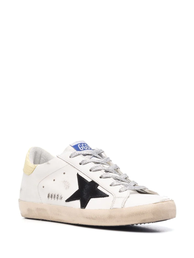 Shop Golden Goose Low-top Sneakers In White