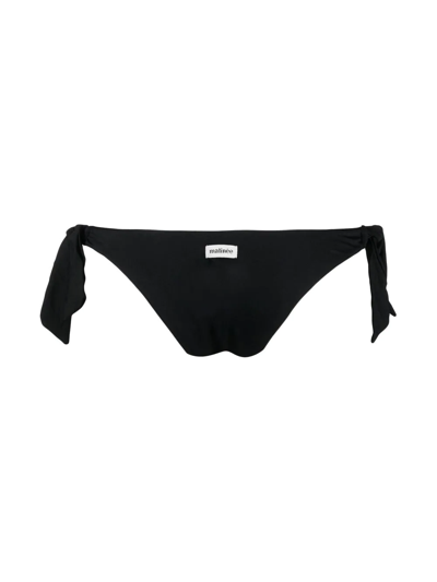 Matinee Side-tie Bikini Bottoms In Black