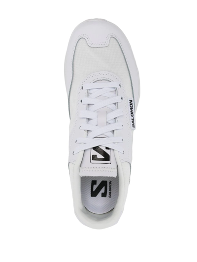 Shop Comme Des Garçons X Salomon Sr90 Panelled Sneakers In White