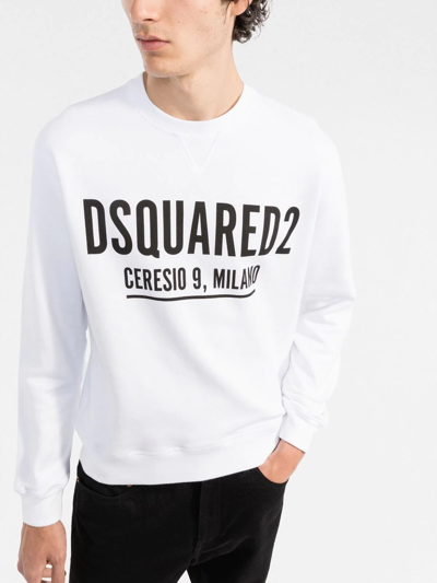 Dsquared2 Ceresio 9 Cool Sweater In White