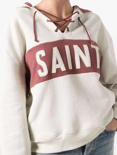 Shop Saint Laurent Sweaters White