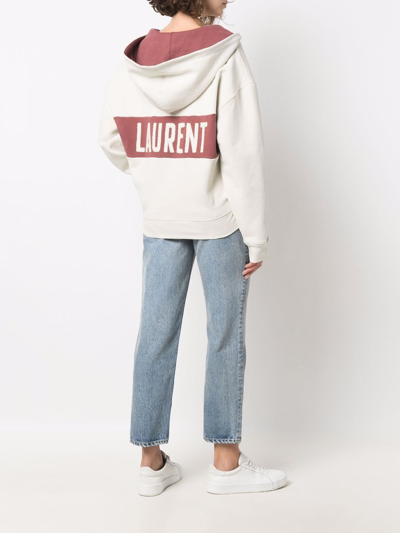 Shop Saint Laurent Sweaters White