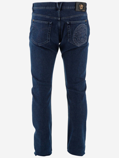 Shop Versace Jeans In Blue Denim