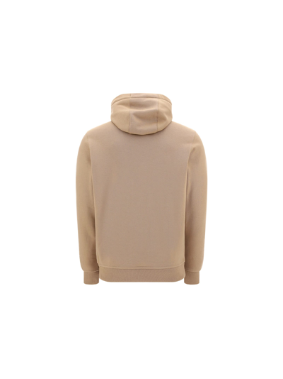 Shop Burberry Ansdell Hoodie In Camel