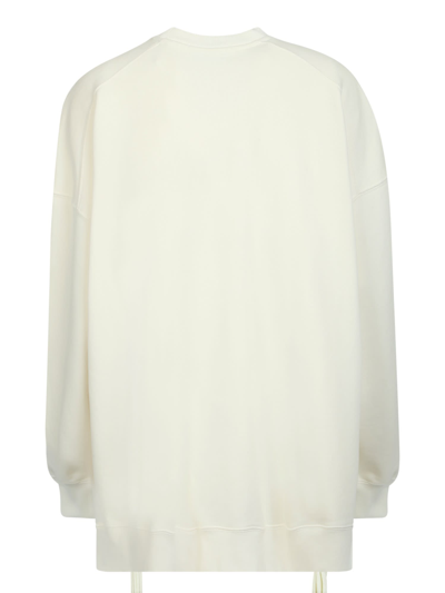Shop Ambush Multicord Round Neck Sweatshirt In White