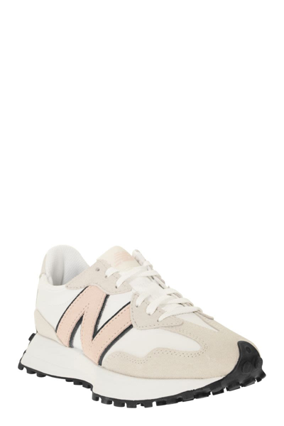 Shop New Balance 327 - Sneakers In White/pink
