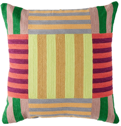 Shop Dusen Dusen Multicolor Stripe Pillow