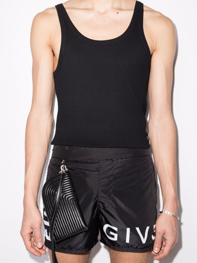 Givenchy 4g-print Swim Shirts In Black