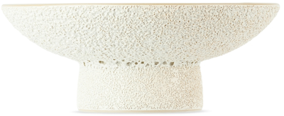 Shop Marloe Marloe Off-white Estelle Bowl In Lava / Bone