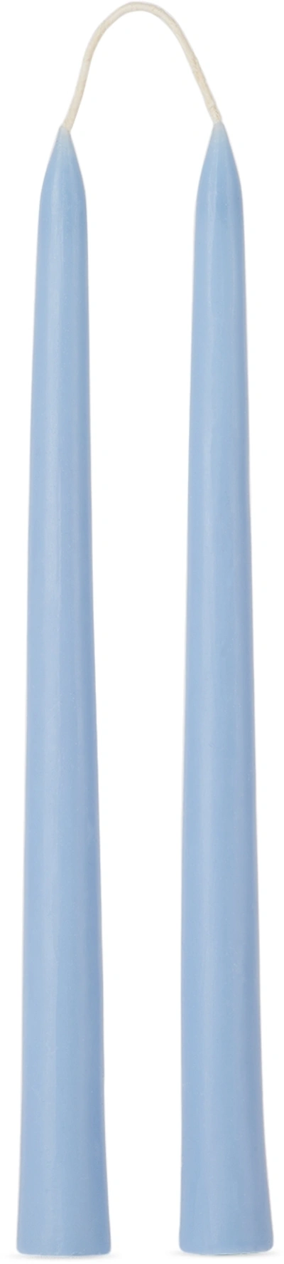 Shop Marloe Marloe Green Tapered Candle Stick Set In Olive