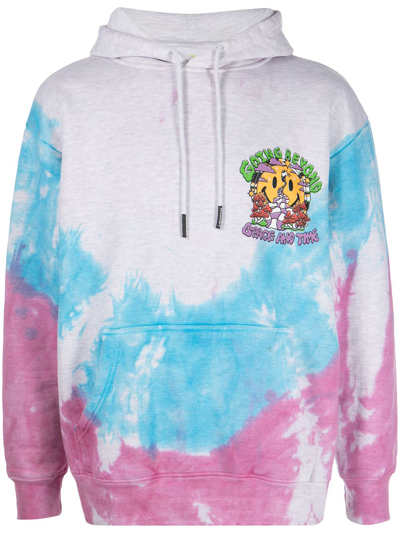 SMILEY BEYOND SPACE AND TIME TIE-DYE HOODIE