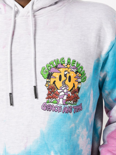 SMILEY BEYOND SPACE AND TIME TIE-DYE HOODIE