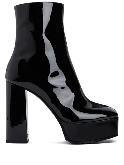 Shop Giuseppe Zanotti Morgana Platform 120mm Ankle Boots In Black