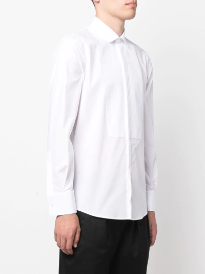 Shop Dsquared2 Concealed Button-down Shirt In White