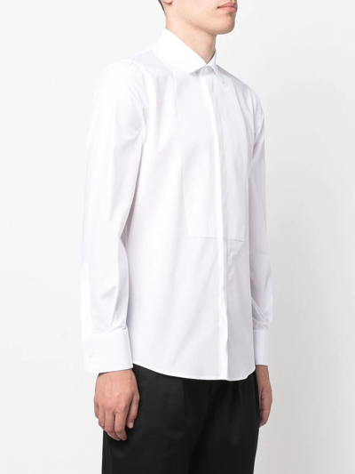 Dsquared2 Concealed Button-down Shirt In White