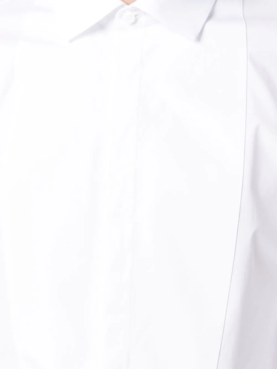 Dsquared2 Concealed Button-down Shirt In White