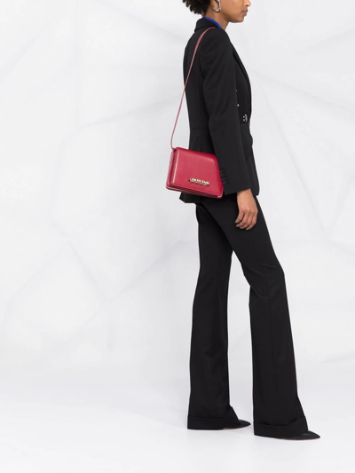 Alexander Mcqueen Four Ring Shoulder Bag In 红色