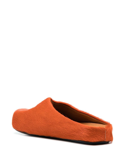 Marni Fussbett Sabot In Orange