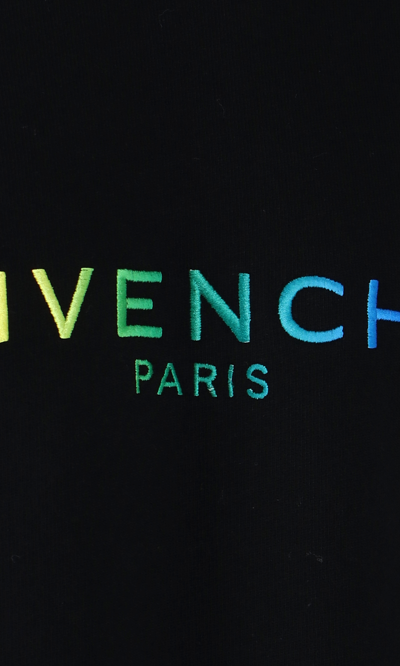 Shop Givenchy Multicolour Logo Crew-neck Sweatshirt