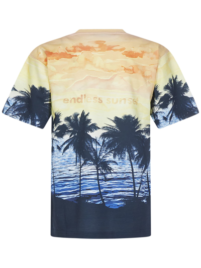 Shop Rabanne Sunset T-shirt In Multicolore
