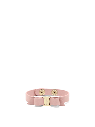 Shop Ferragamo "vara" Bracelet In Pink