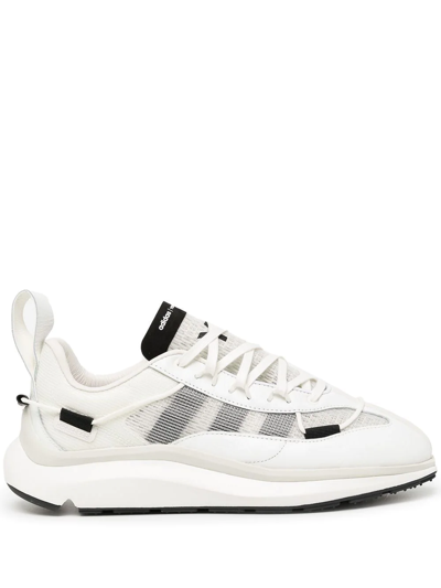 Shop Y-3 Shiku Run Lace-up Trainers In White
