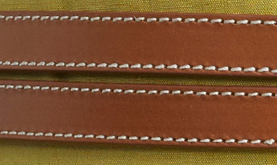 Shop Lafayette 148 Double Wrap Leather Belt In Copper