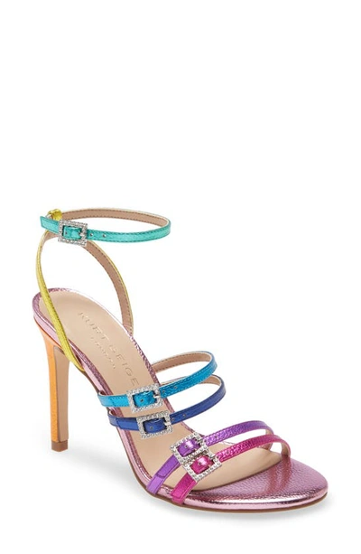 Shop Kurt Geiger Pierra Strappy Sandal In Rainbow Multi