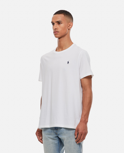 Shop Ralph Lauren Cotton T-shirt In White