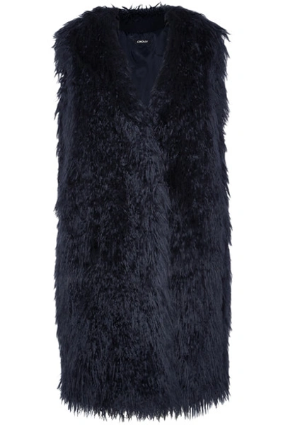 Dkny Oversized Faux Fur Gilet | ModeSens