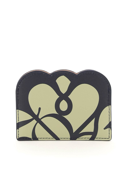 Shop Alexander Mcqueen Seal Cardholder In Mixed Colours