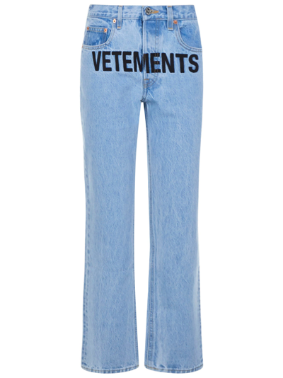 Shop Vetements Jeans Denim