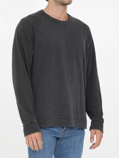 James Perse Crewneck Cotton Sweatshirt