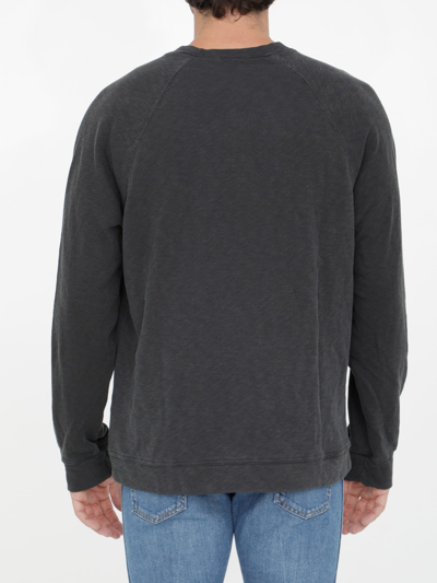 James Perse Crewneck Cotton Sweatshirt
