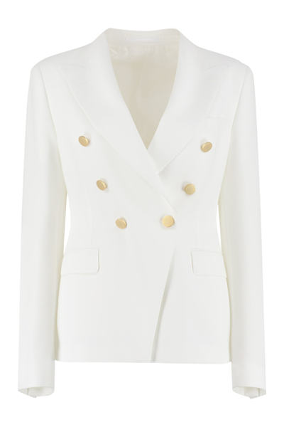 Shop Tagliatore Two-piece Suit In White