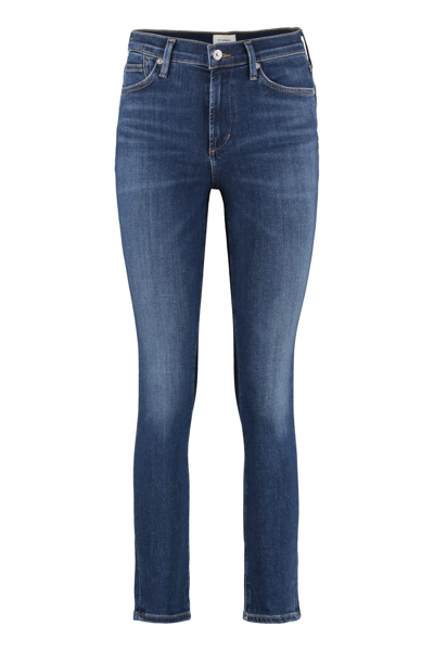Shop Citizens Of Humanity Rocket Ankle Skinny Jeans In Denim