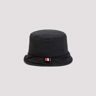Shop Thom Browne Quilted Bucket Hat In Black