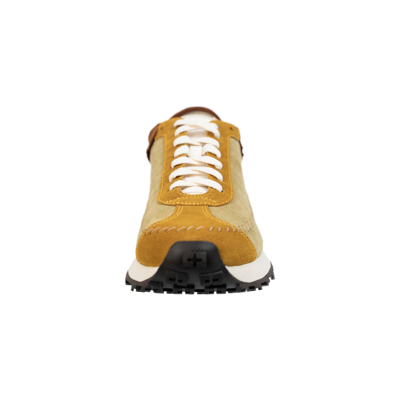 Visvim Yellow & Brown Walpi Runner Sneakers In Brown
