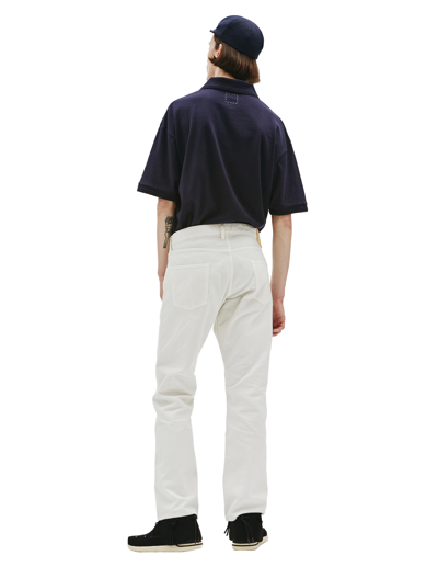 Shop Visvim Fluxus 10 Cotton Trousers In White