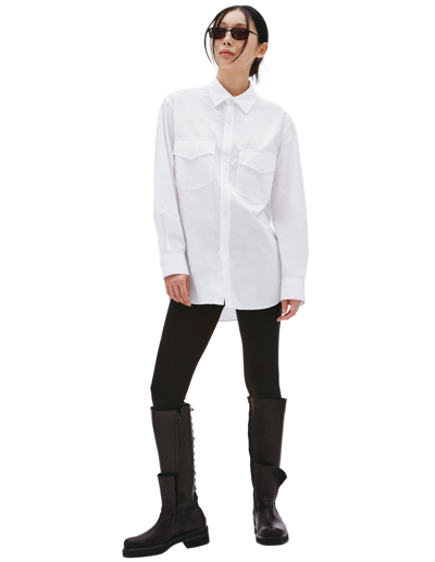 Shop Y's White Cotton Shirt